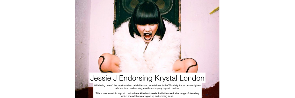 Jessie J  endorses Krystal London