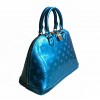 Alma Style Blue Leather Bag