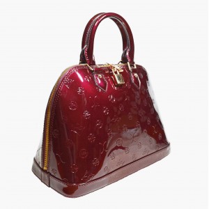 Alma Style Leather Wine Red Bag