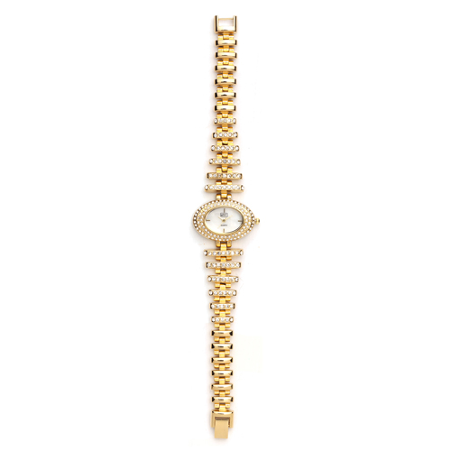 Eton Diamante Bracelet Gold Tone Finish Watch