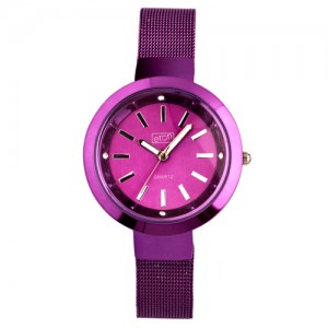 Eton Purple Neon Mesh Bracelet Watch