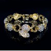 Gold Plated Swarovski Crystal Bracelet