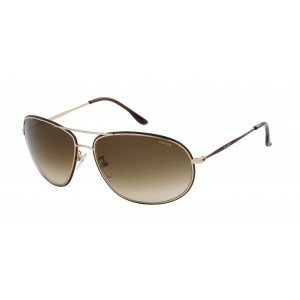 Police Light Gold Brown Sunglasses