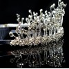 Silver Plated Tiara with Hand Set Diamante