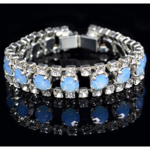 Swarovski Crystal Elements Air Blue Opal Bracelet