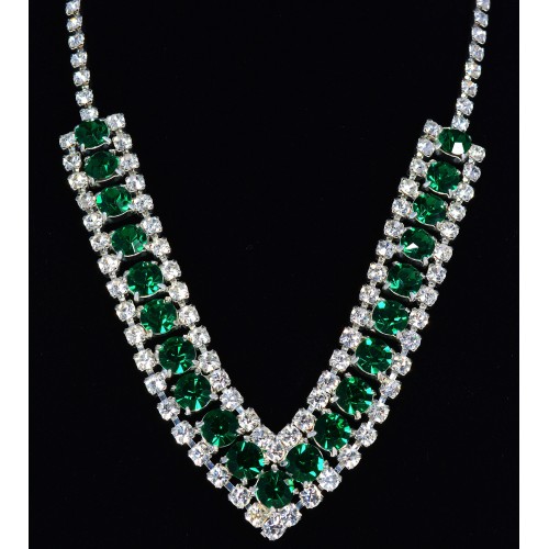 Swarovski Crystal Elements Emerald Green Necklace