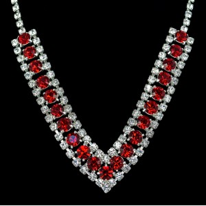 Swarovski Crystal Elements Red Necklace
