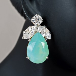 Swarovski Crystal Elements Pacific Opal Earrings