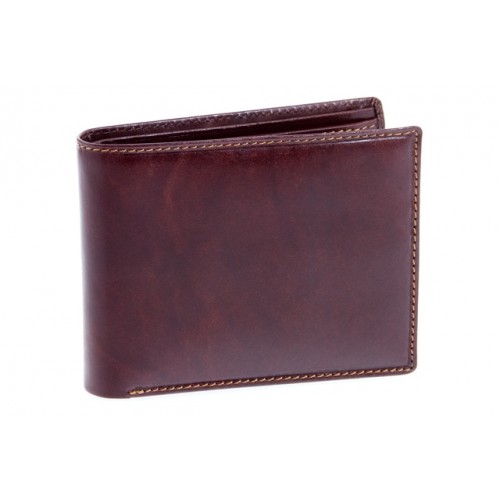 Visconti Italian Leather Wallet Mens - Brown MZ4