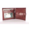 Visconti Monza Mens Quad fold & Coin Leather Wallet Italian Brown Gift Boxed